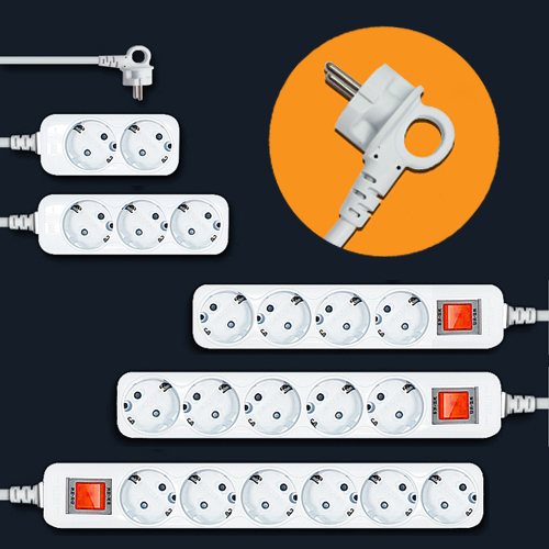 연장코드 코드부 멀티콘센트 AC 250V 10A 3구멀티탭 5M